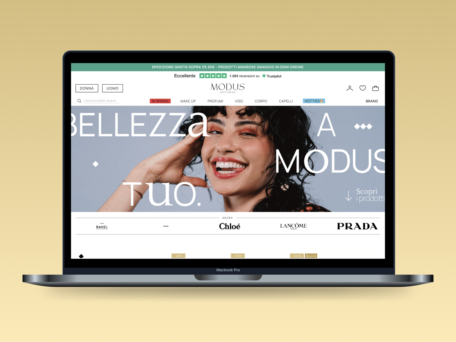 Modus Profumerie Website
